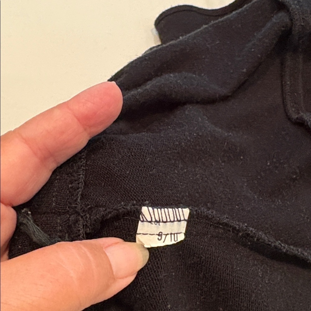 Vintage Dress Code Brand Two Piece Black Sweater Top with Ruffle Skirt. 9/10 - Picture 11 of 12